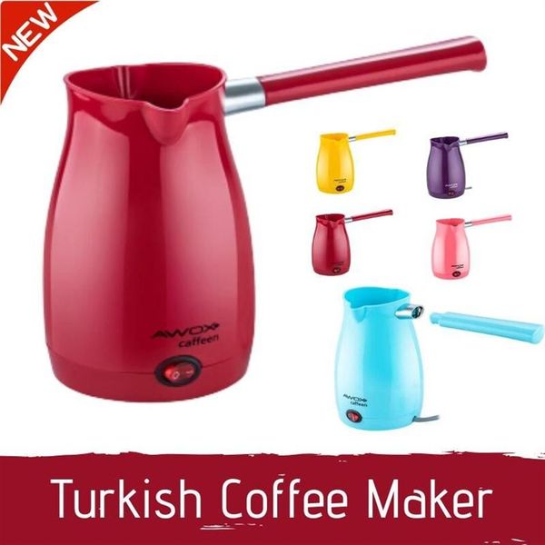 Awox – cafetière électrique turque Portable, expresso, bouilloire à lait bouilli, cadeau pour le bureau et la maison, 266K