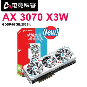 AX Nieuwe RTX 3070 RTX 3070 Ti 8GB Grafische Kaart 19Gbps 8PIN 8NM 256bit GDDR6 NVIDIA GPU Video kaart Gamer placa de vdeo Accessorie