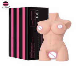 Ayiyun réaliste sexy grosse chatte réalisée réel vagin vagin vagin anal produit adulte masturbateur masturbateur sexe toys for hommes Q04193516846