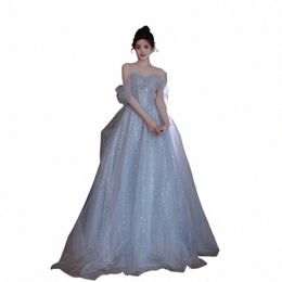 Aylosi Princ Style Banquet Robe pour femmes Soirée Dres Sleevel Luxe Dentelle Vintage Femmes Bal Dr Robes j8sP #