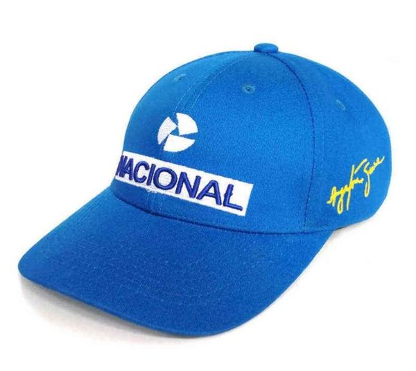 Ayrton Senna Baseball Cap Men Fashion Fashion Cool broderie Ayrton Senna Chapeaux Coton Ajustement Coton Caps H010526398819764