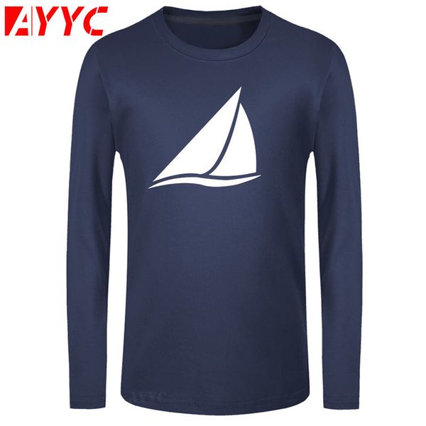 AYYC t-shirt à manches longues personnalisé drôle hommes t-shirt bateau t-shirt pour hommes grandes tailles t-shirt Normal hommes été Style vente 220609