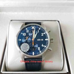 AZ Factory Herenhorloge Superkwaliteit 46 mm Pilot's IW502701 Chronograaf Workin lederen banden Horloges CAL.52850 Beweging Mechanisch Automatisch Herenhorloges