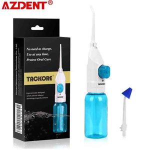 Azdent Oral Irrigator Water Dental Flosser Jet Tandborstel Tandenpick Nasal Implementeren Tandenreiniger Hygiëne 220510