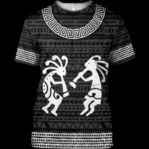 Aztec Maya Quetzalcoatl God 3d Camiseta de verano Hombres/Mujeres Cerda de calles casuales