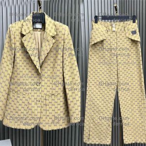 B-658 mode femmes costume vêtements de créateur blazer Double G printemps nouveaux hauts publiés