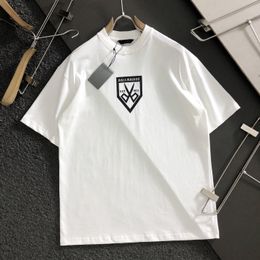 B marque concepteur coton t-shirt de luxe T-Shirts pour hommes Cool dames T-Shirts lettre ciseaux motif haut