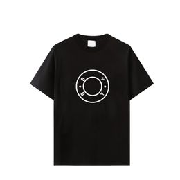 B marque concepteur unisexe t-shirt luxe coton T-Shirts pour hommes taille européenne Wimen haut cercle motif t-shirt