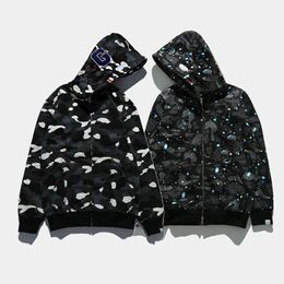 Толстовки бренда B для мужчин, плюшевые модные мужские футболки большого размера, светящийся свитер со звездами, пальто с принтом звезд, дизайнерская куртка Эдисона Чена