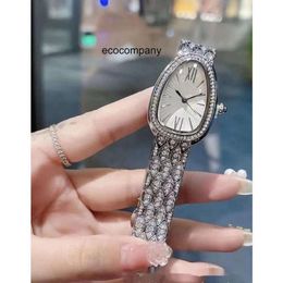 B Fashion Serpenti Seduttori Luxury Wristwatch Femmes Watch Designer Light Snake Head Classic Diamond Double Ring Volyle Quartz Femme WPCY MJYA JTYK