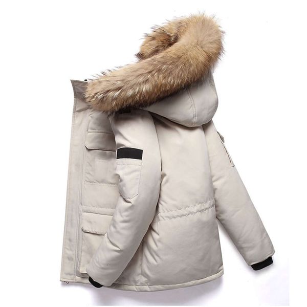 B vente chaude Canada mode en plein air grand et grand manteau d'hiver vers le bas marque plume veste pour hommes et femmes hommes 184FT