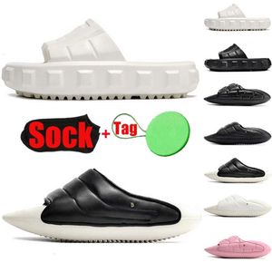 B-it Designer Slippers For mens Womens Rubber Cuir Platform Plateforme Sandales Ari-Rubber Black Blanc en relief Rose Rose Oreo Flats Slides Sandale Taille 36-45 Top