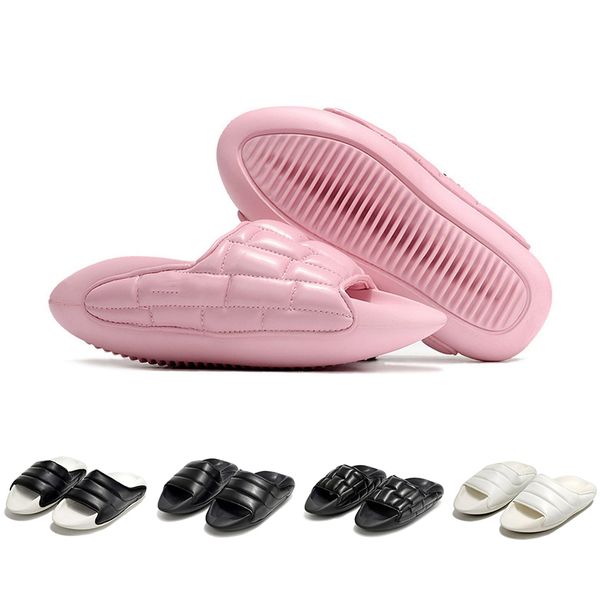 B-IT Zapatillas Negro Metálico Plata Rosa oscuro blanco diapositivas mocasines sandalias para hombre para mujer tobogán Beach Hotel Shower Room Slipper Indoor Outdoor 36-45