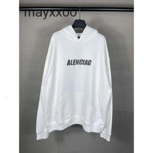 B Printing Sweater Hoge versie Paris Balenciigss Familie Lijm Tape Papier Letter Hoodies unisex OK6W losse casual lange mouwen hoodie k5k0