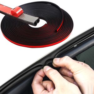 B Type Auto Deur Rubber Seal Strip Auto Dubbellaags Afdichting Stickers voor Deur Trunk Geluidsisolatie WEATHERSTRIP Interieuraccessoires