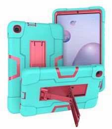 B Type Heavy Duty Schokdichte Kickstand Hybride Robot Case Cover voor iPad Mini 1 2 3 4 5 Tabblad A 8.0 T287 P200 P205 T290 T295 T307 20PCS