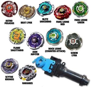 B-X TOUPIE BURST BEYBLADE Tol Fusion 4D Set METAL FUSION GOLD HELL HADES KERBECS BD145DS Blauwe Launcher Kinderen 240116