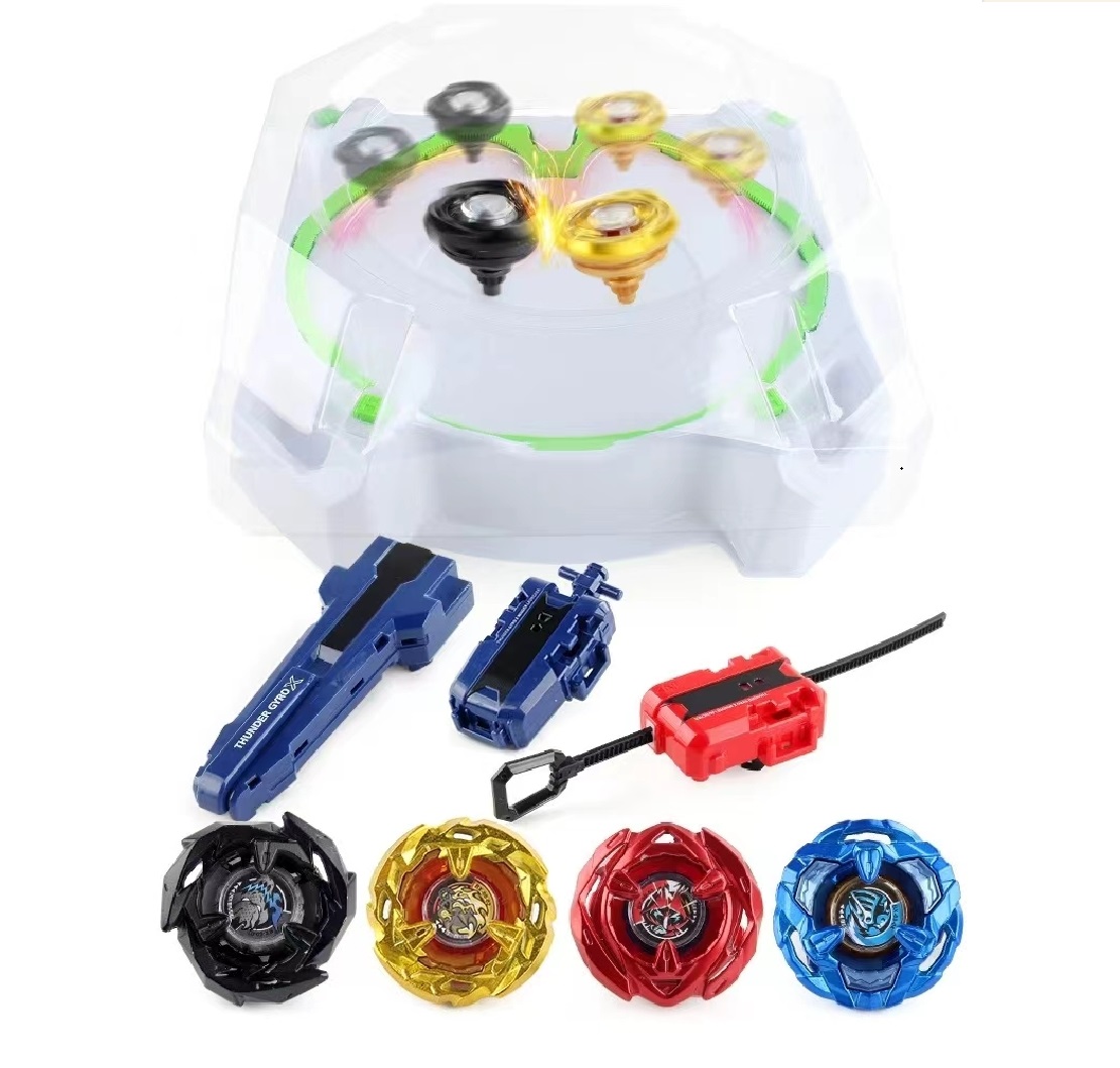 B-X Toupie Patlama Beyblade Spinning Üst Stadyum Başlatıcı Set Çocuk Oyuncakları GF6010F Oyuncaklar Arena Metal Üst için Güzel Hediye