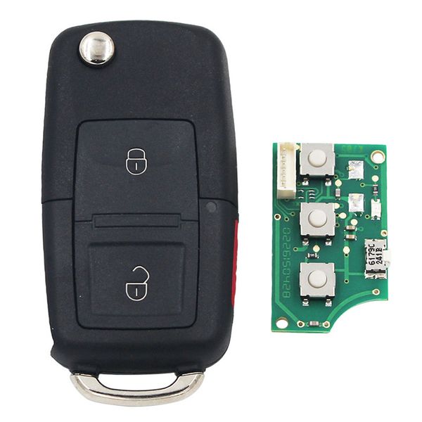 B01 3 Boutons KD Tenkksmith Remote Supplies pour VW Style Remote Key Used KD900 KD200 Programmer Machine