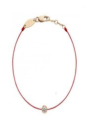 B01001E Bracelets rouge fil rouge pour femmes String 316L Bracelet Fleuré en acier inoxydable Bracelet Rouge rouge 136818216618237