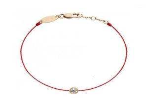 B01001E Fil rouge Redline bracelets pour femme chaîne en acier inoxydable 316L femmes Bracelet fleur de prunier rouge corde Bracelet136818211859340