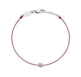 B01001F File rouge Ligne de filetage à la main Bracelets de chaîne à la main Bracelets pour femmes bijoux de cadeau d'anniversaire Y11194820867