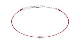 B01001F Rouge Filetage Rouge à main Bracelets de chaîne à main à la main Bracelets Bangles pour les femmes Bijoux d'anniversaire Y11192485686