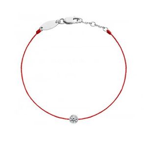 B01001F File rouge Ligne de filetage à la main Bracelets de chaîne à la main Bracelets pour femmes bijoux de cadeau d'anniversaire Y11194820867