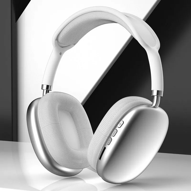 B1 MAX Apple hörlurar Earbuds Trådlös Bluetooth-headset Computer Gaming Headset Overörör Bluetooth Justerbara hörlurar Aktiv brusavbrott Hifi Stereo
