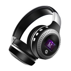 B19 draadloze hoofdtelefoons met FM -radiomicrofoon Bluetooth -headset stereo oortelefoon voor computertelefoon, ondersteuning TF aux