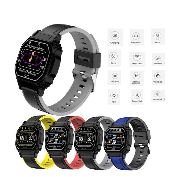 Reloj inteligente B2 para hombre, reloj deportivo para Fitness, respuesta de llamada, frecuencia cardíaca para niños, horas de regalo, reloj inteligente Android ios para hombre + caja