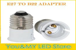 B22 Converti en E27 Holder Bulb Bases Adaptateur pour lampe à douille LED Connecter CONVERTER LAMPE LAMINE9872411