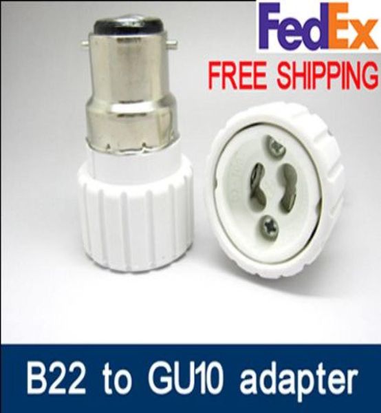 B22GU10 Tout nouveau adaptateur B22 à GU10 adaptateur de lumière LED adaptateur de lampe capuchon à baïonnette à adaptateur gu10 convertisseur B22BC à GU10 GU10B228937000