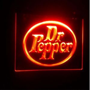 B29 nouveau Dr Pepper cadeaux bière bar pub club 3d signes led néon signe décoration de la maison crafts276K