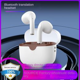 Écouteurs intra-auriculaires intelligents de traduction vocale B32, traducteur de traduction multilingue, réduction du bruit, casque Bluetooth sans fil
