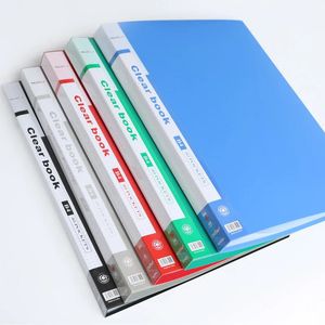 B4 Plastic Budget Binder File Folders Documenten boekje Folder 40/60 pagina's Office Student Supplies Desk Organizer 240416