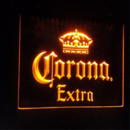 B42 Corona Extra Beer Bar Pub Club 3D -borden LED NEON LICHT BUID HOME Decor Crafts286B