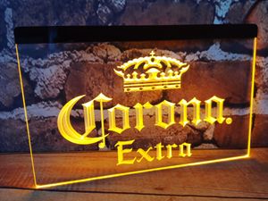 B42 Corona Extra Beer Bar Pub Club 3D -borden Led Neon Light Sign Home Decor Crafts