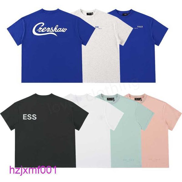 B43w Hommes T-shirts Ess Tshirt Femmes Essentialshirts T-shirts Chemise de créateur Dieu Mode Manches courtes Streetwear Refléter la lumière Luxe Tee Tops Vêtements SI