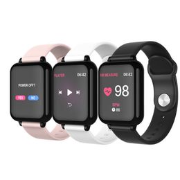 B57 reloj inteligente impermeable Fitness Tracker Sport para IOS Android teléfono Smartwatch Monitor de ritmo cardíaco funciones de presión arterial