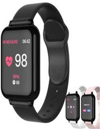 B57 Smart Watch Imperproof Fitness Tracker Sport pour iOS Hightech Smartwatch Carente Monitor Fonctions de pression artérielle 5622694