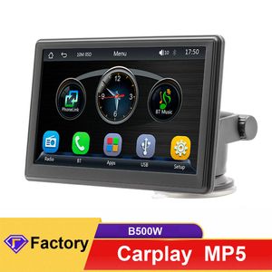 B600W Autoradio Lecteur MP5 Lecteur vidéo multimédia 7 pouces Portable FM AM Radio Carplay Android Auto Mirror Link Bluetooth 5.1 Vidéo de recul