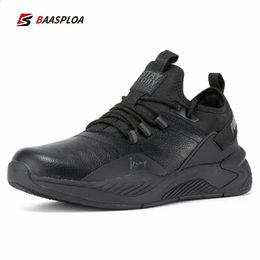 Robe baasploa Running Men 151 Sneakes non glissés en cuir léger Shoe Tennis imperméable homme chaussures décontractées respirantes 2 99 S