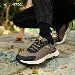 Baasploa homme chaussures de randonnée résistant à l'usure baskets antidérapant chaussures de Camping hommes en plein air Sneaker printemps automne chaussures imperméables 240115