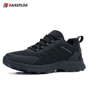 Baasploa Man randonnée chaussures de randonnée de randonnée usurent les baskets non glissantes hommes extérieurs sneaker imperméable light mâle chaussures de marche confort 240415