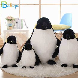 Babequ 1pc mignon bébé de haute qualité beau pingouin animal super doux pp coton pengouins poupées en peluche ldren toys présente j220729