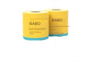 BABO Rolpapier 100% Bamboepulp is natuurlijk en onschadelijk.Voeg huishoudelijk keukenpapier toe 150 g/rol 24 rollen/doos