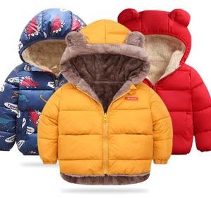 Bébé 2020 automne hiver filles enfants chaud vêtements d'extérieur à capuche pour garçons veste manteau enfants vêtements C10128180276