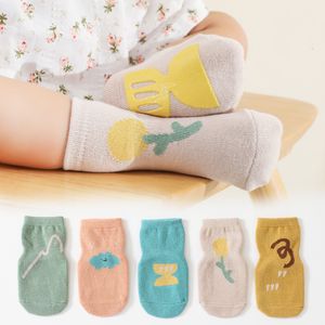 Baby Anti-slip Sokken Warm pasgeboren Socks Children's Toddler Rubber Bottom Socks