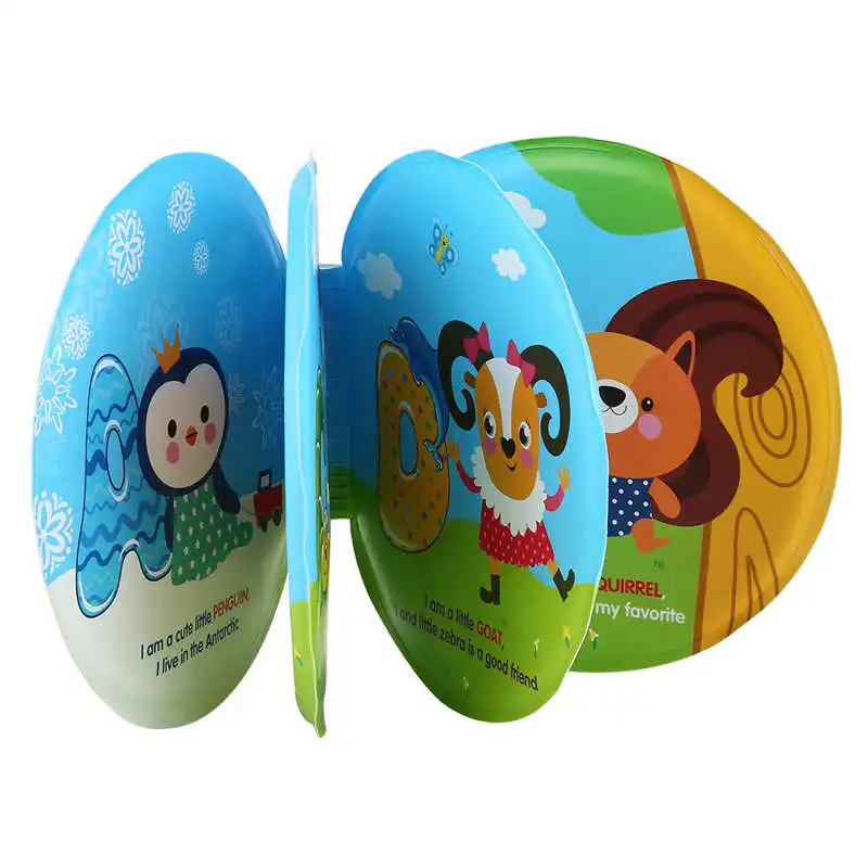 Baby Bath Book Proof Proof Book Infant Infant Broof Shower Book Toy Toy Exparational Toys Gift for Kids